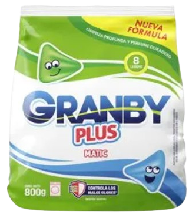 Imagen del producto Jabon en Polvo Limon Granby 800 Gr