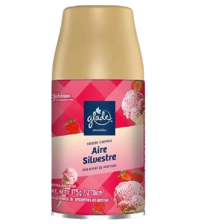 Imagen del producto Aromatizante de Ambientes Automatico Glade Aire Silvestre Repuesto 270 Ml