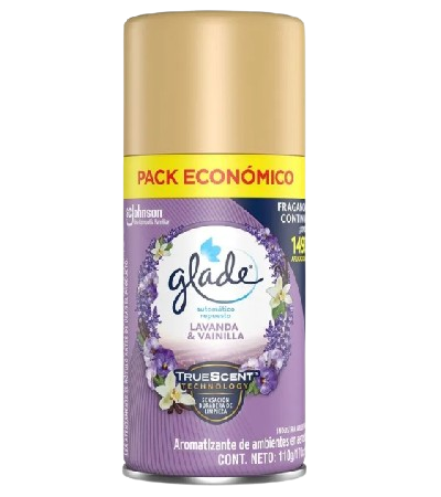 Imagen del producto Aromatizante de Ambientes Automatico Glade Lavanda y Vainilla 170 Ml