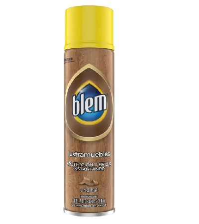 Imagen del producto Lustramuebles Blem Brillo y Proteccion Madera Original Aerosol 360 Ml